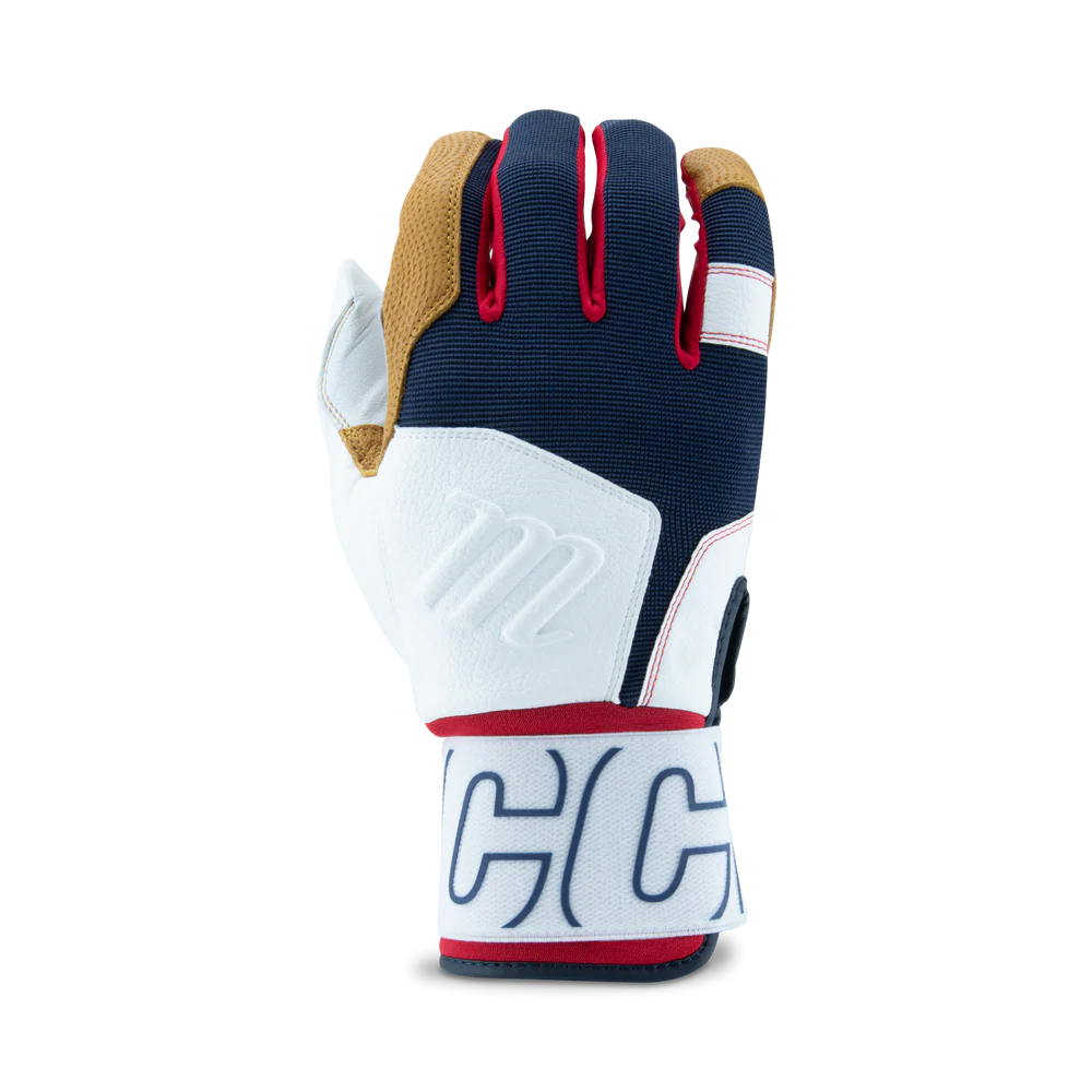 Marucci Blacksmith Wrap Youth Batting Gloves - MBG2BKSMY - Image 12
