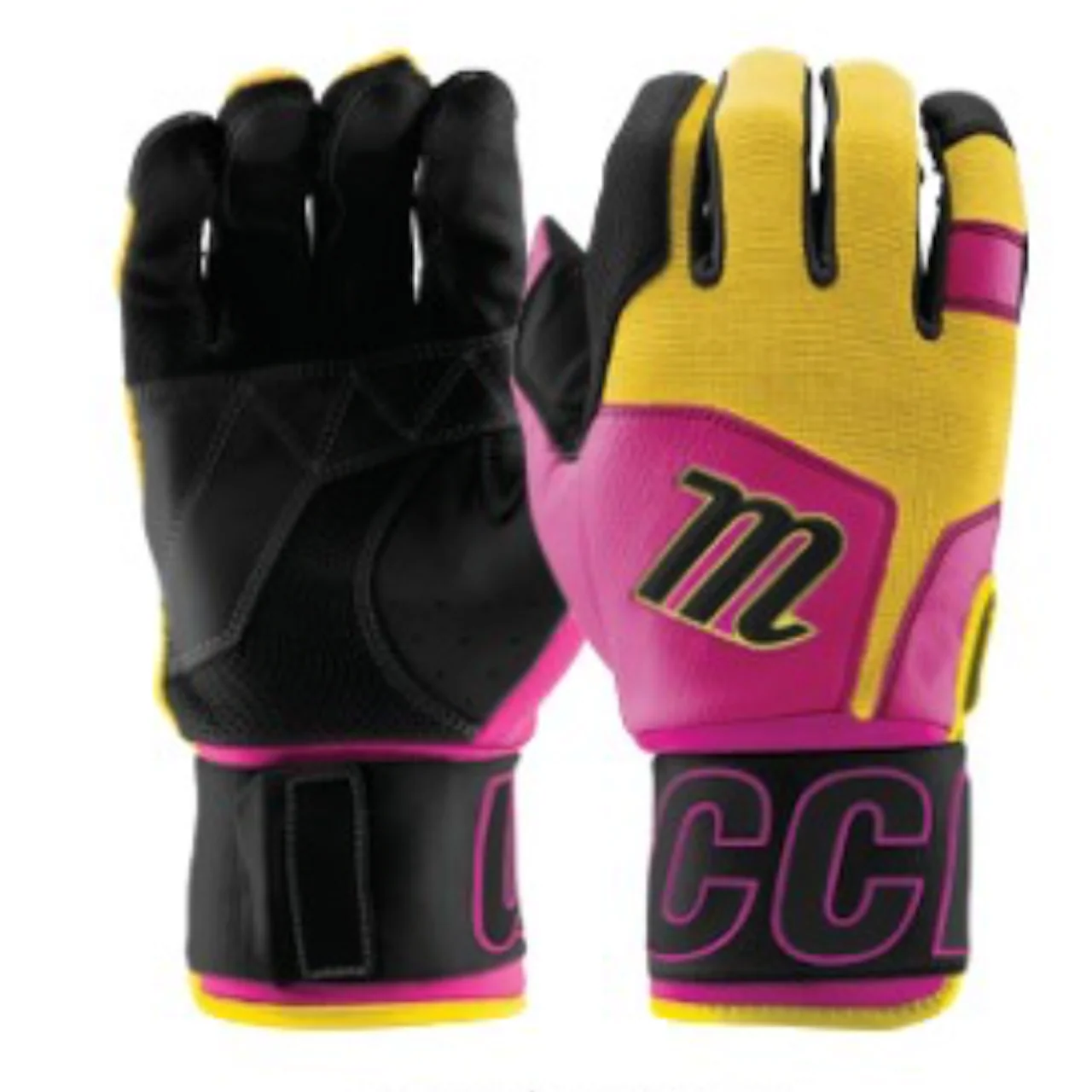 Marucci Blacksmith Wrap Youth Batting Gloves - MBG2BKSMY - Image 8