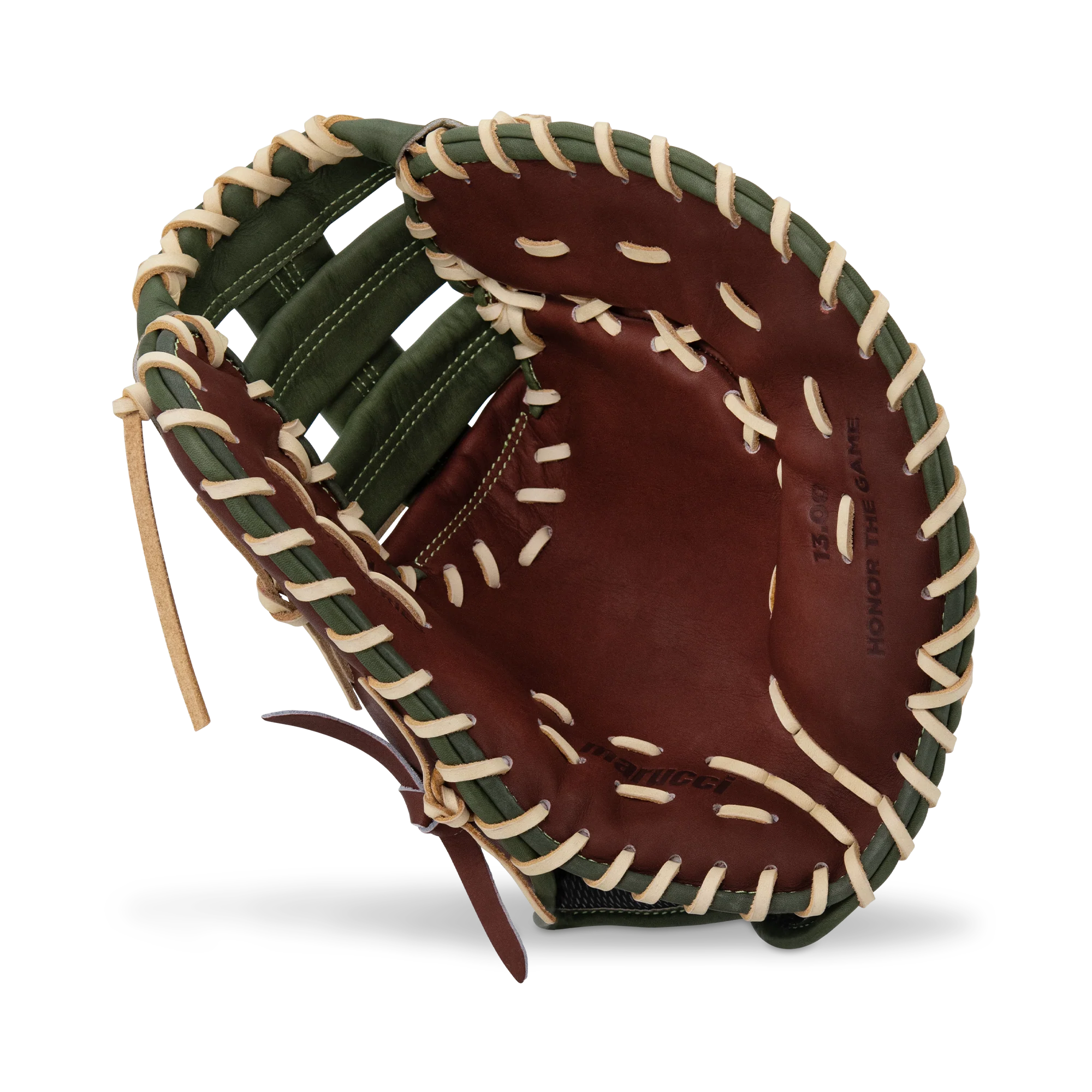 Marucci Capitol M V4 Series 39S1 13" Dual Post Baseball First Base Mitt - MFG4CP39S1-RX/OG - Image 2