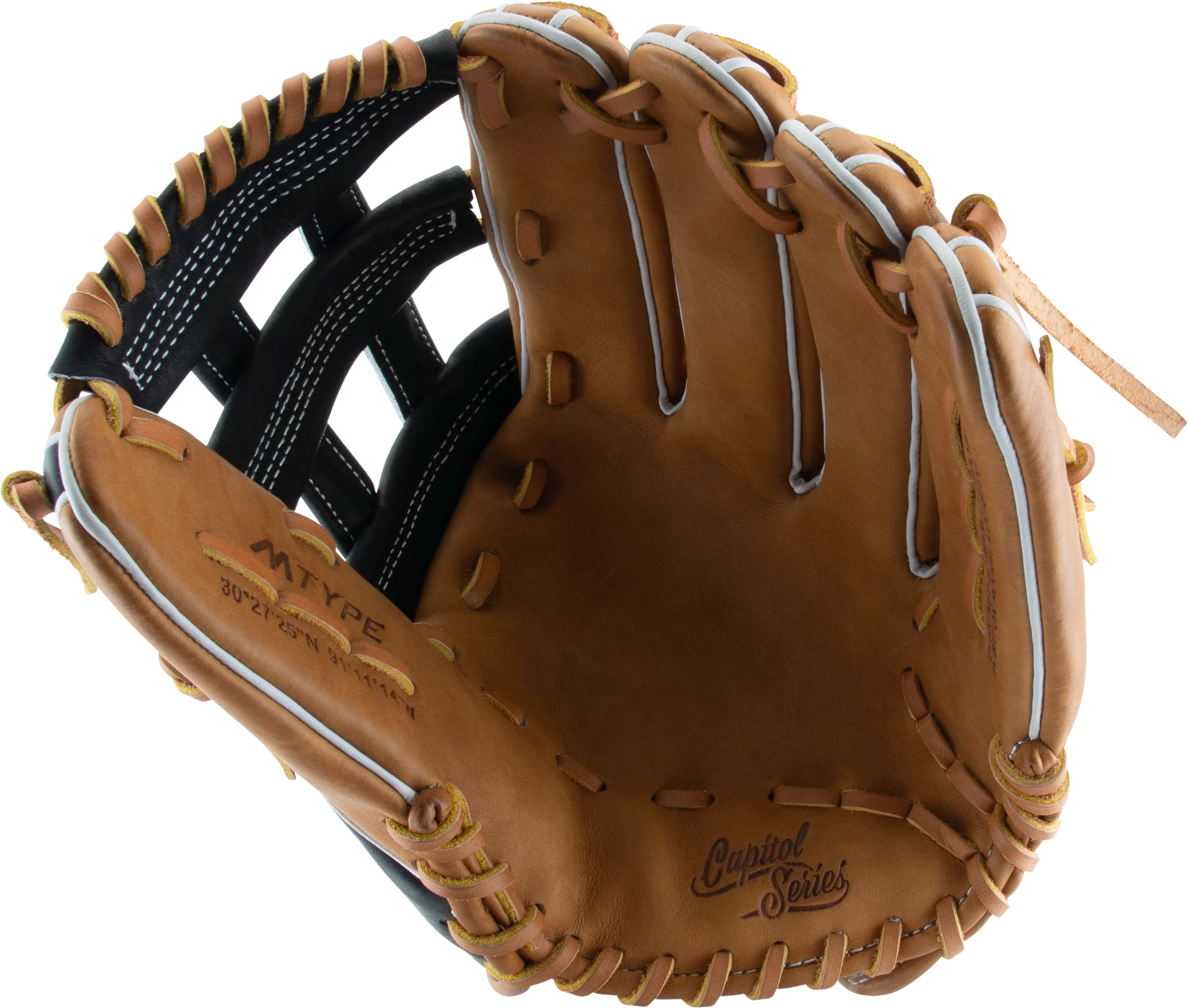 Marucci Capitol M Series 98R3 12.75" H Web Baseball Glove - MFG3CP98R3-TF/BK - Image 2