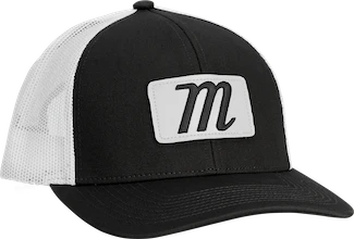 Marucci Capitol Snapback Black/White Trucker Hat - MAHTTRCAP-BK/W