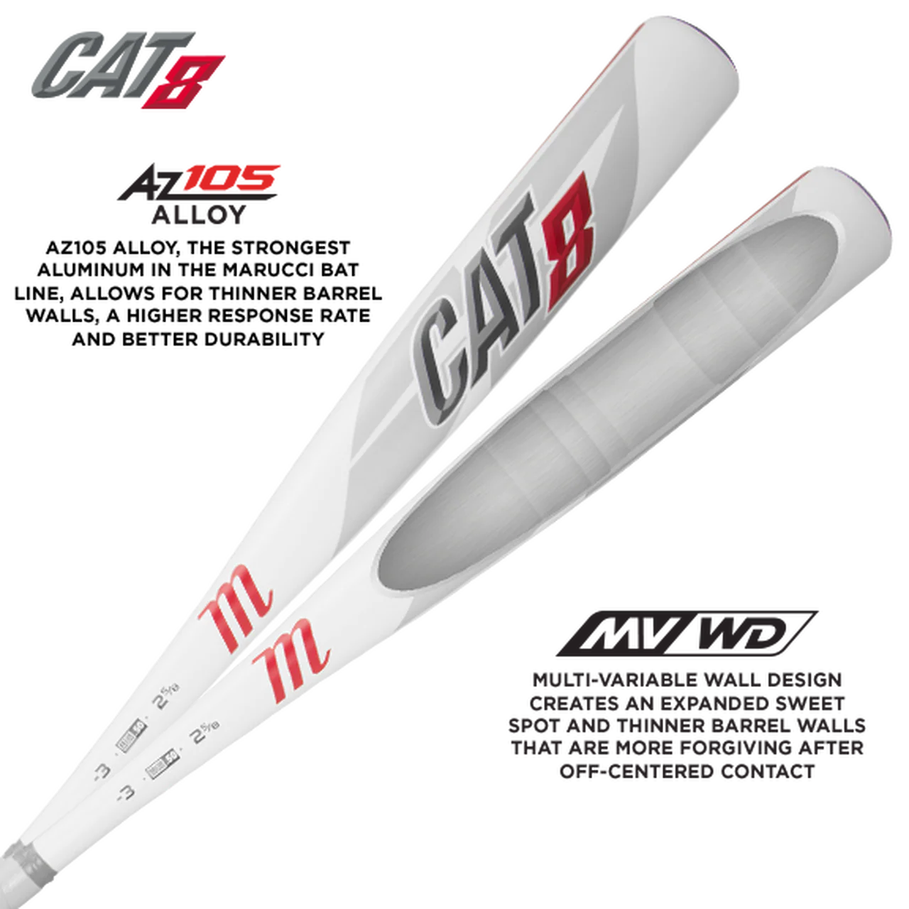 Marucci Cat8 -5 USSSA Baseball Bat-MSBC85 - Image 5