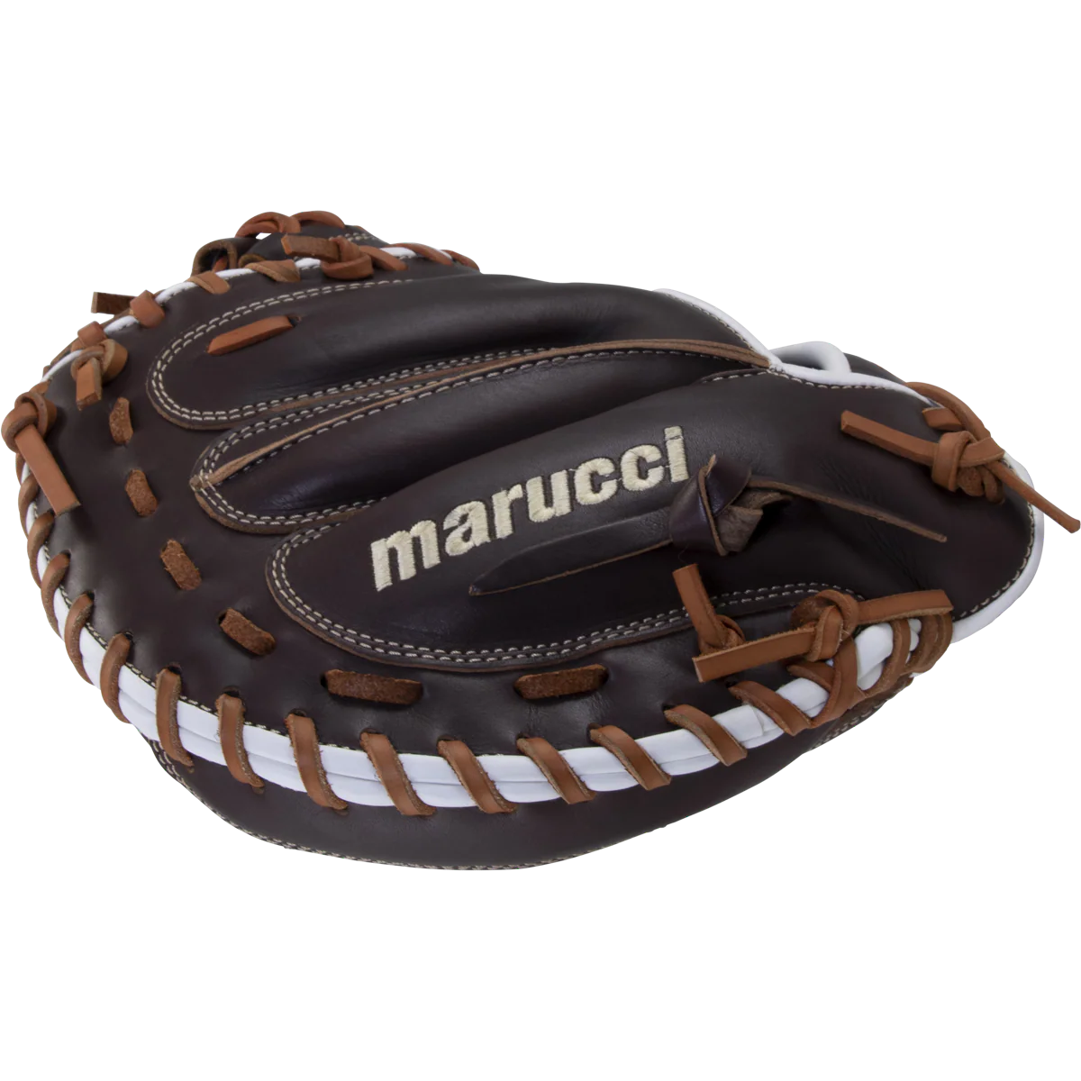 Marucci Krewe M Type 32" Baseball Catchers Mitt/Glove - MFGKR220C1-BR/TN - Image 4
