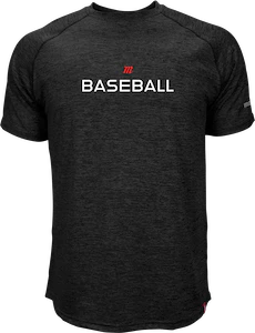 Marucci "M" Baseball Heathered Performance Shirt - MAMRLTMB