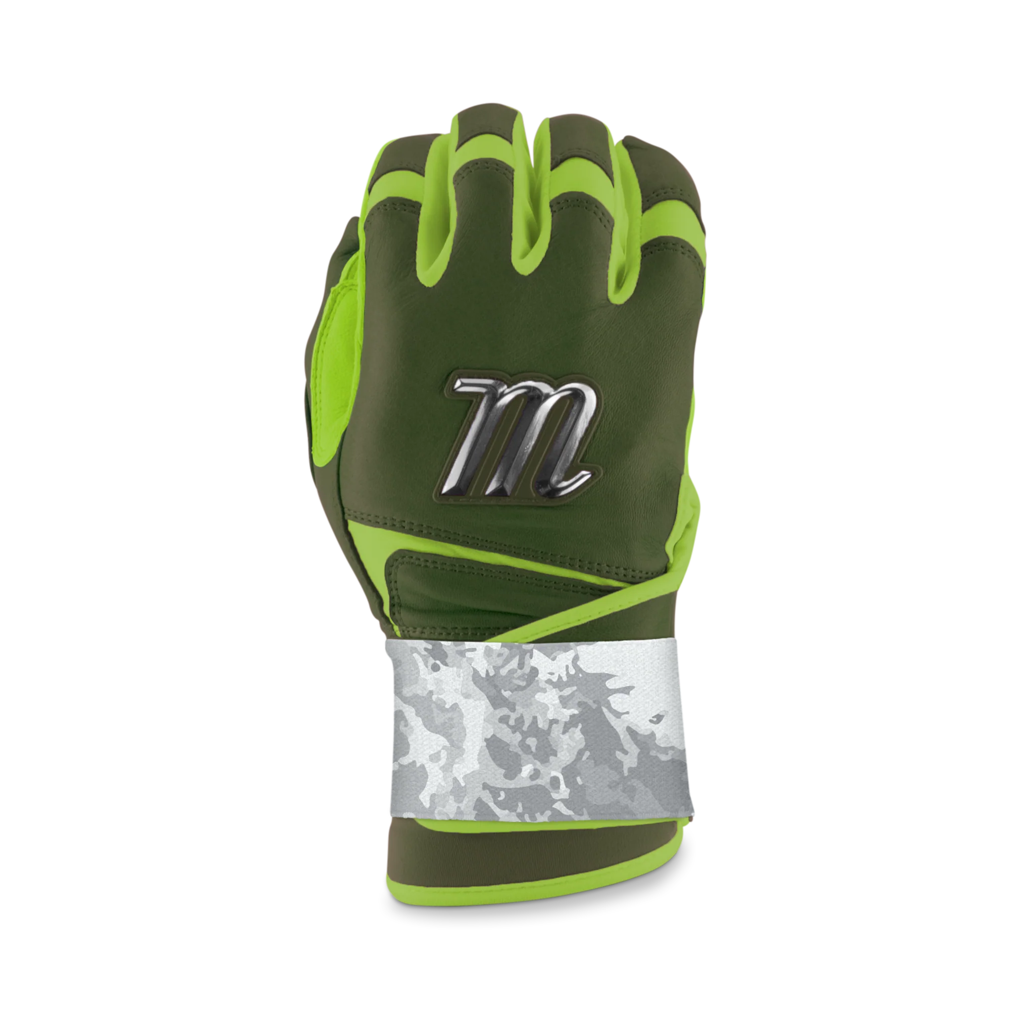 Marucci Remex Adult Olive Green/Lime Green Batting Gloves - MBRMX-OG/LG - Image 3