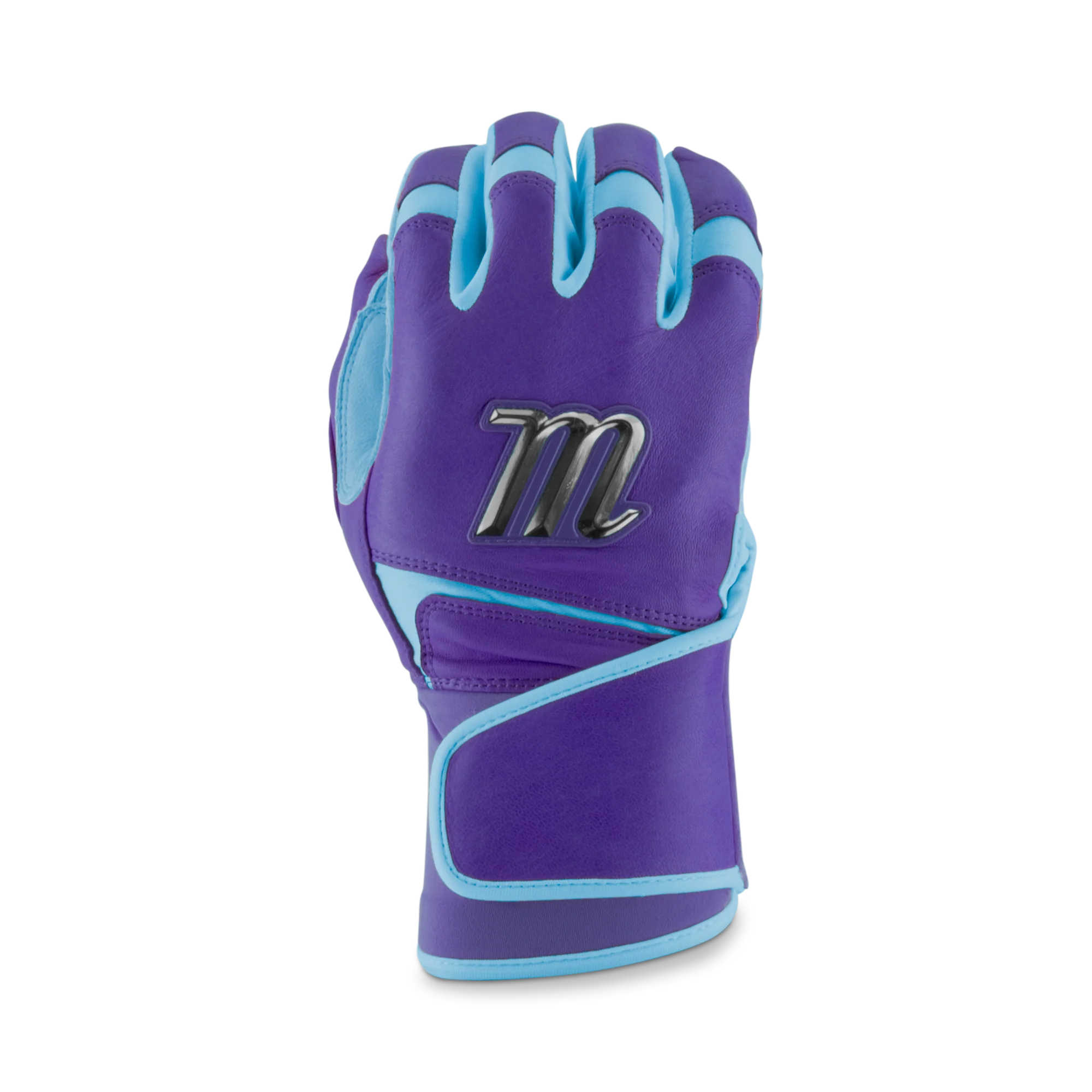 Marucci Remex Adult Purple/Columbia Blue Batting Gloves - MBRMX-PR/CB - Image 3