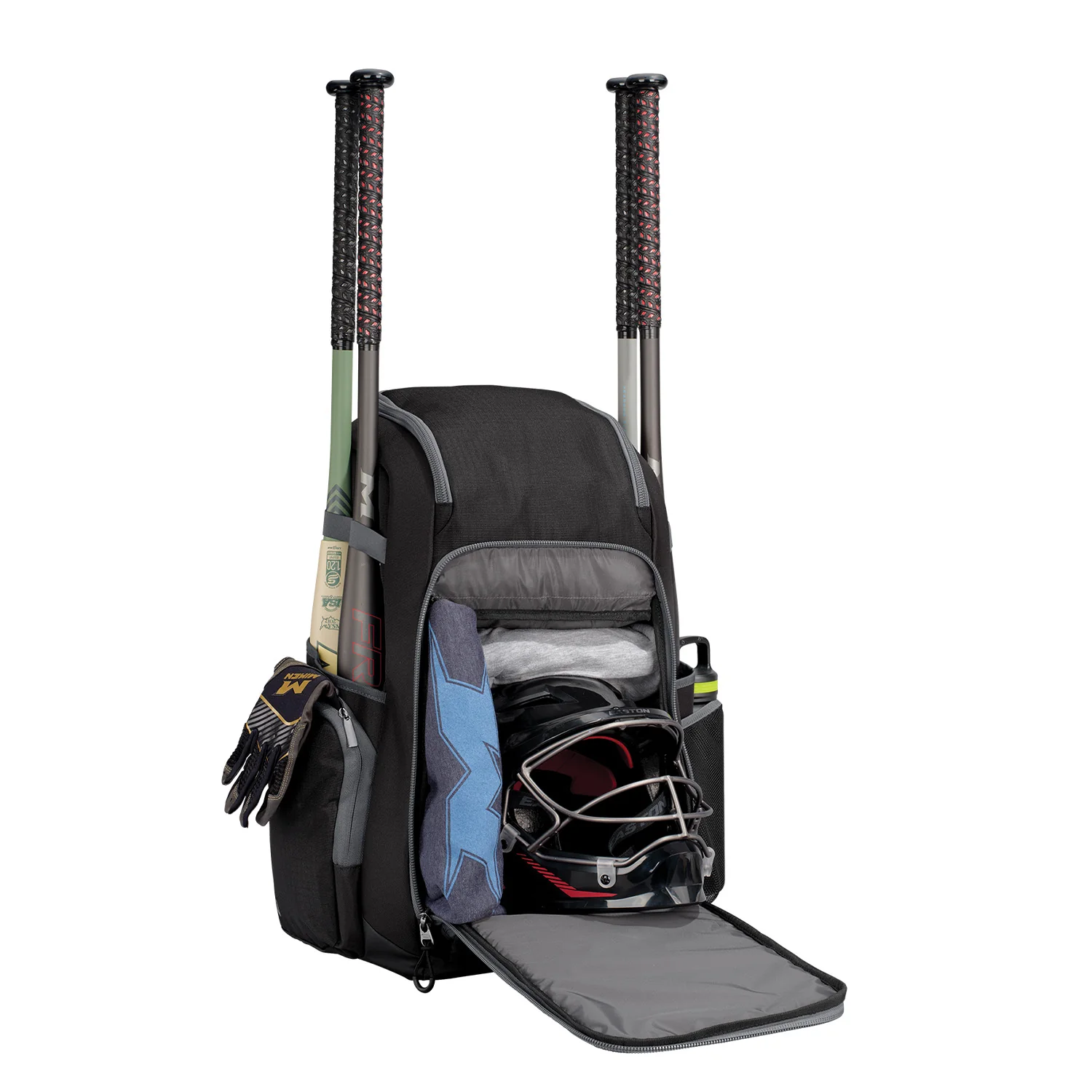 Miken Deluxe Slowpitch Backpack Bag - Image 9