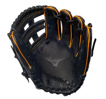 Mizuno Pro Select Baseball Glove 12" Black/Gold - 313047 - Image 2