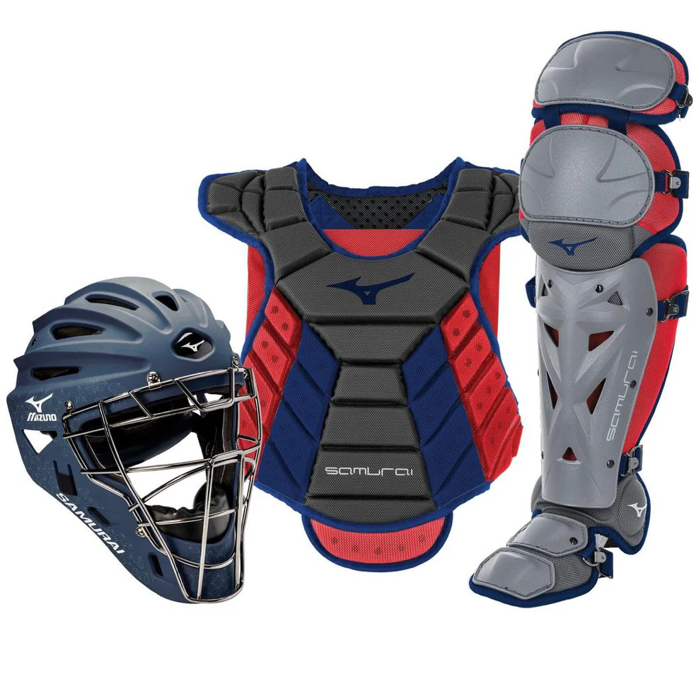 Mizuno Samurai Youth Baseball Boxed Catcher's Gear Set 14" - 380420 - Image 2