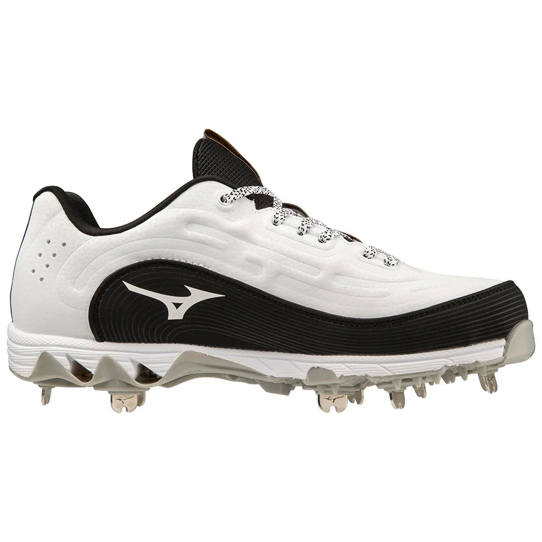 Mizuno Swift 8 Low Women's Fastpitch Metal Cleats White/Red- 320689 - Image 5