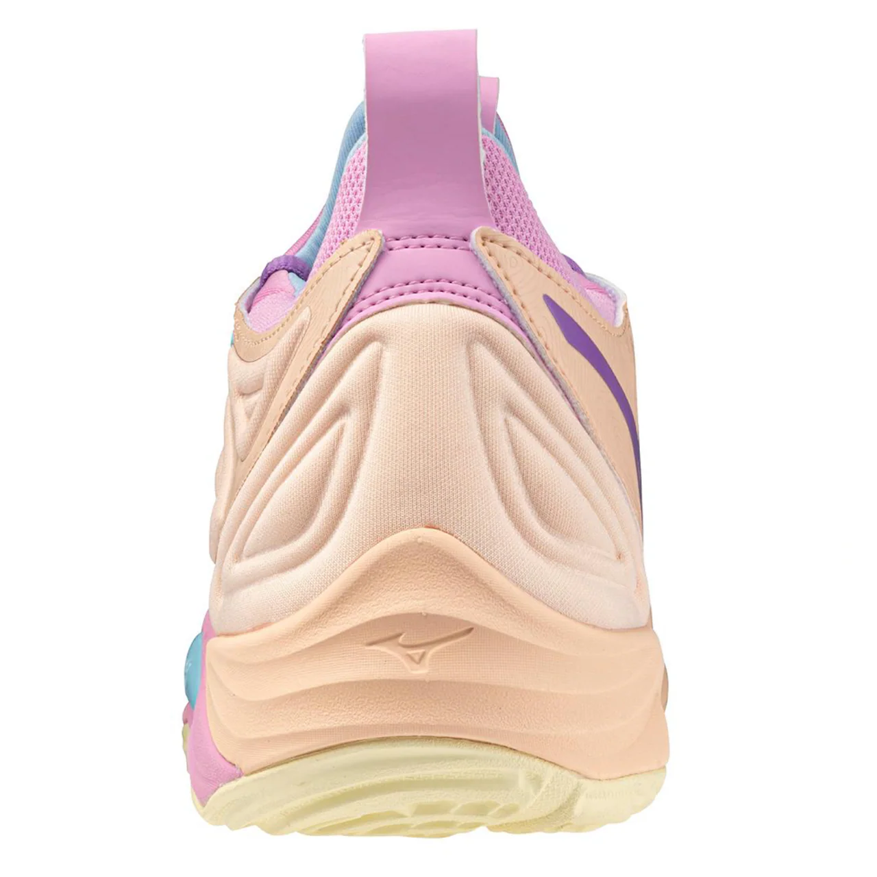 Mizuno Wave Momentum 3 Unisex Volleyball Shoes - Peach Bud - Image 4
