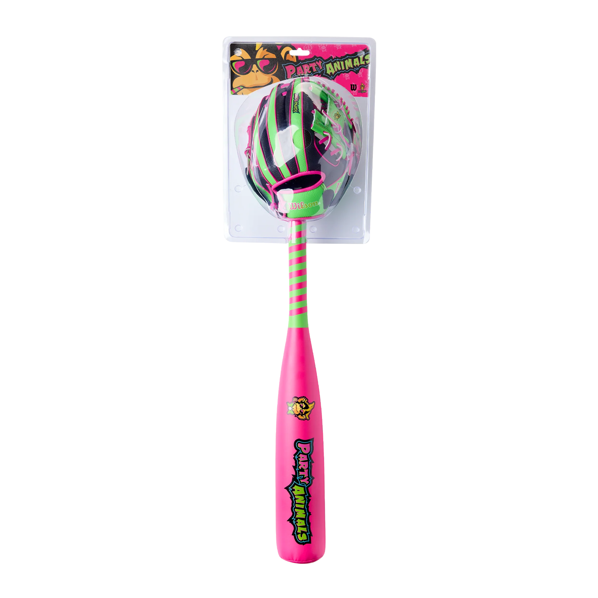 Party Animals 10" Glove and Bat Youth Starter Kit - WBW10415810 / WBW10416010
