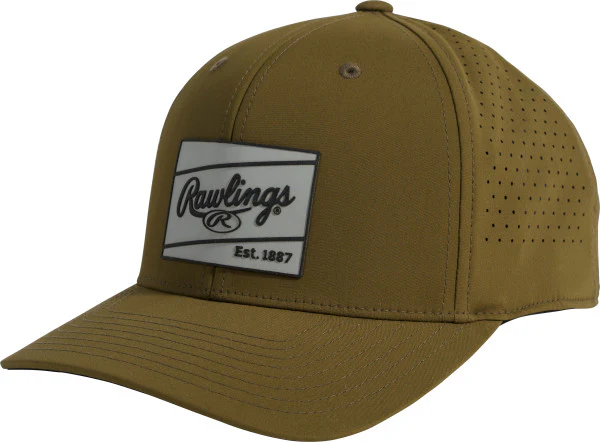 Rawlings Dark Green Performance Snapback Hat - RWHPF-DG - Image 3