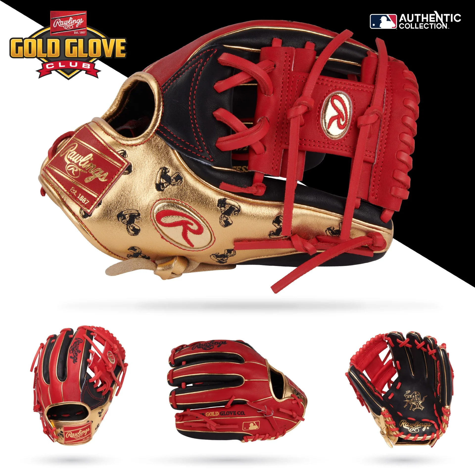 Rawlings Heart of The Hide 11.5" Gold Glove Club June 2025 - PRO-GOLDYIX