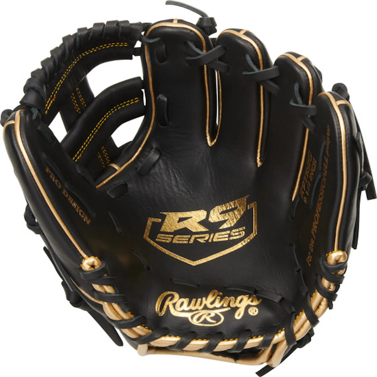 Rawlings R9 9.5" Infield Training Baseball Glove - R9TRBG - Image 2
