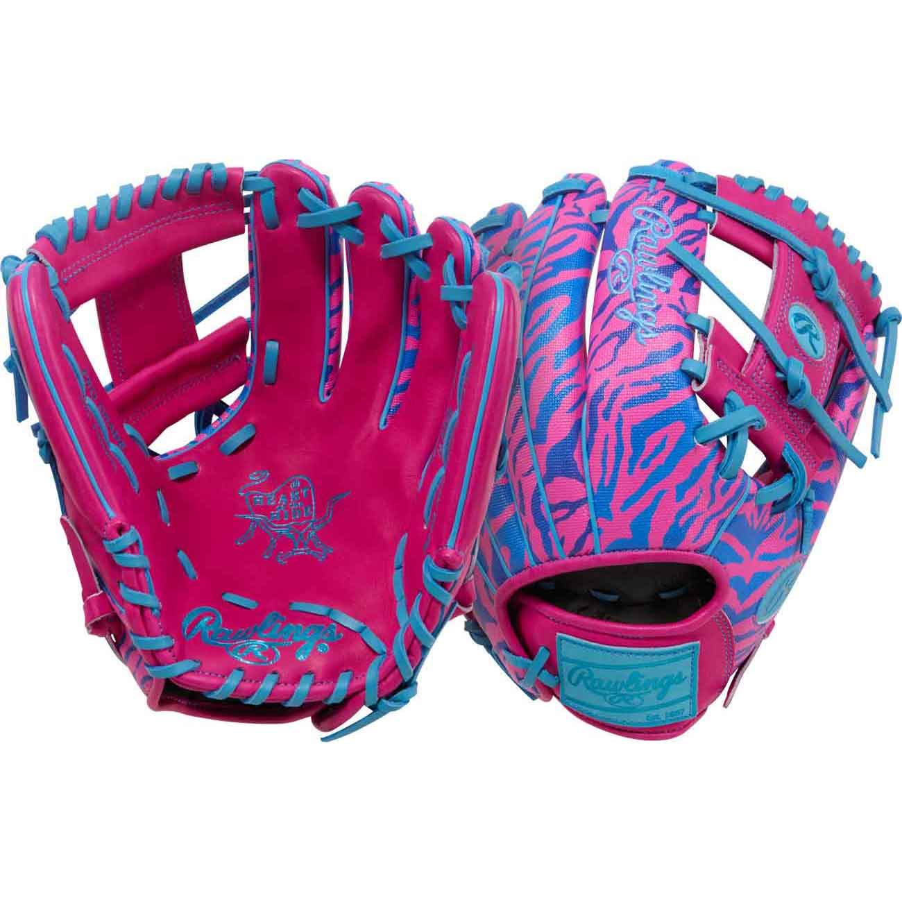 Rawlings Spring Break Heart of the Hide 12" Fastpitch Softball Glove - PROR206SB-2BECB