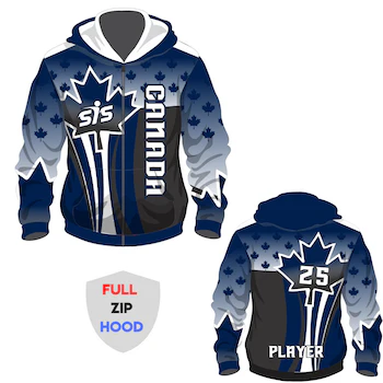 Red, WOW & Blue Hoodie (Customizable) - Image 3