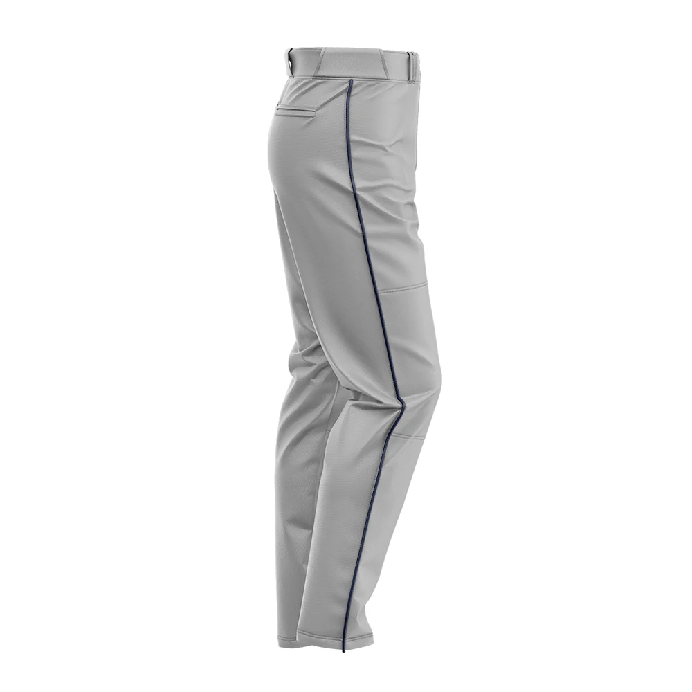 SIS Pro-Line Softball/Baseball Game Pants (Grey w/Colored Piping) - Image 4