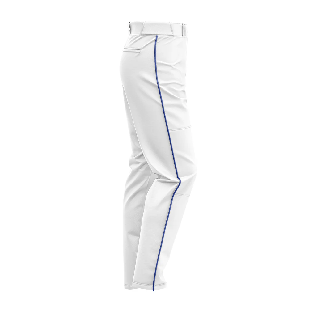 SIS Pro-Line Softball/Baseball Game Pants (White with Colored Piping) - Image 4