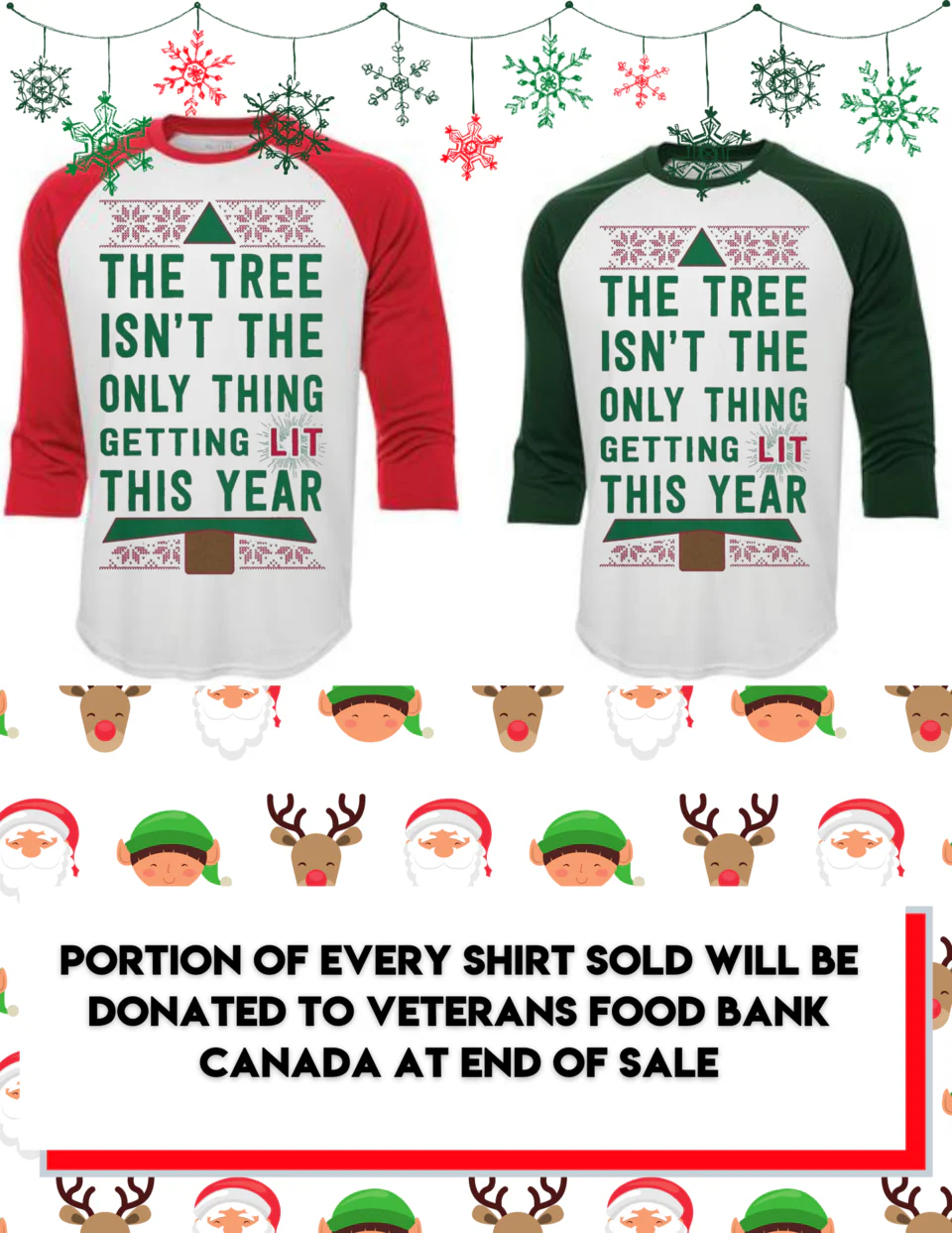 Smash it Sports Canada 2020 Christmas Collection - Tree is Lit