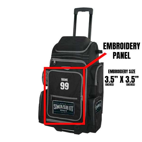 SMASH OPS Lil' Guerrilla Roller Bag - Purple/White - Image 2