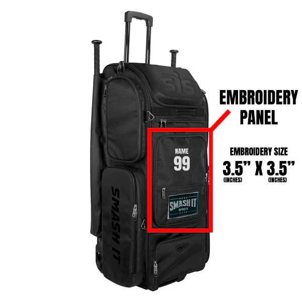 Smash Ops V3 Guerrilla Roller Bag - Carolina/Charcoal - Image 6