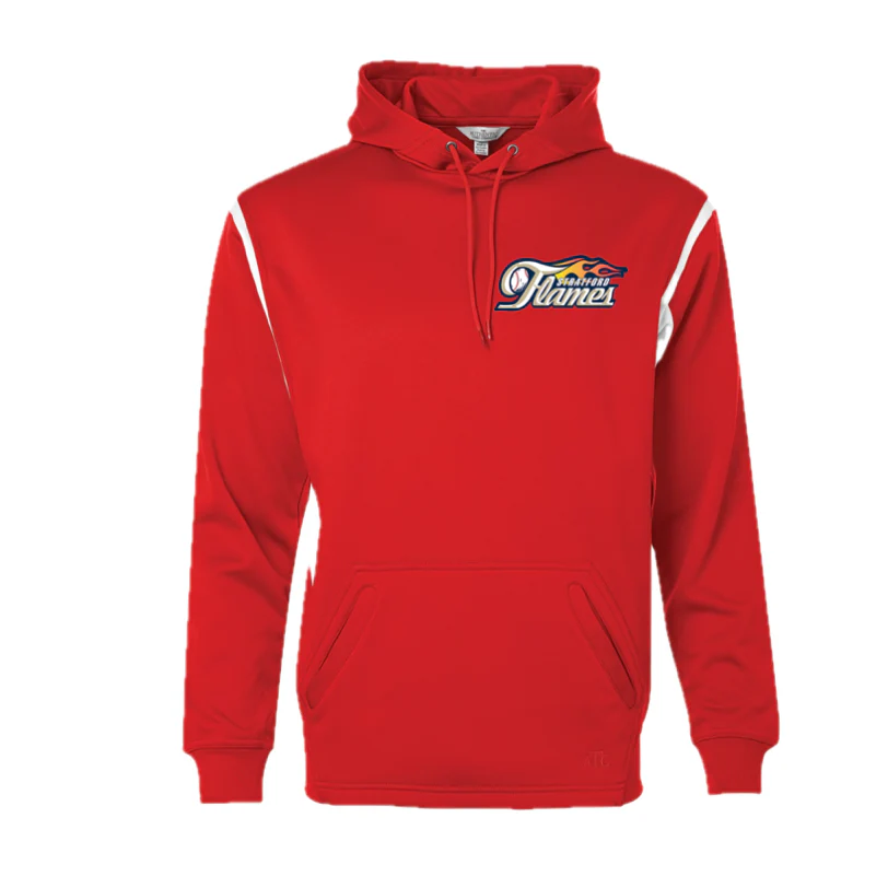 Stratford Flames VarCity Fleece Hoodie - Flames-Varcity-San-F2201 - Image 6