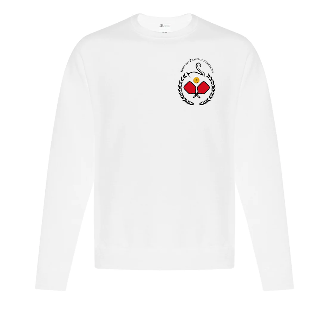 Stratford Pickleball Association - Crew Neck Sweater Left Chest Logo - 2400-LEFT CHEST - Image 3