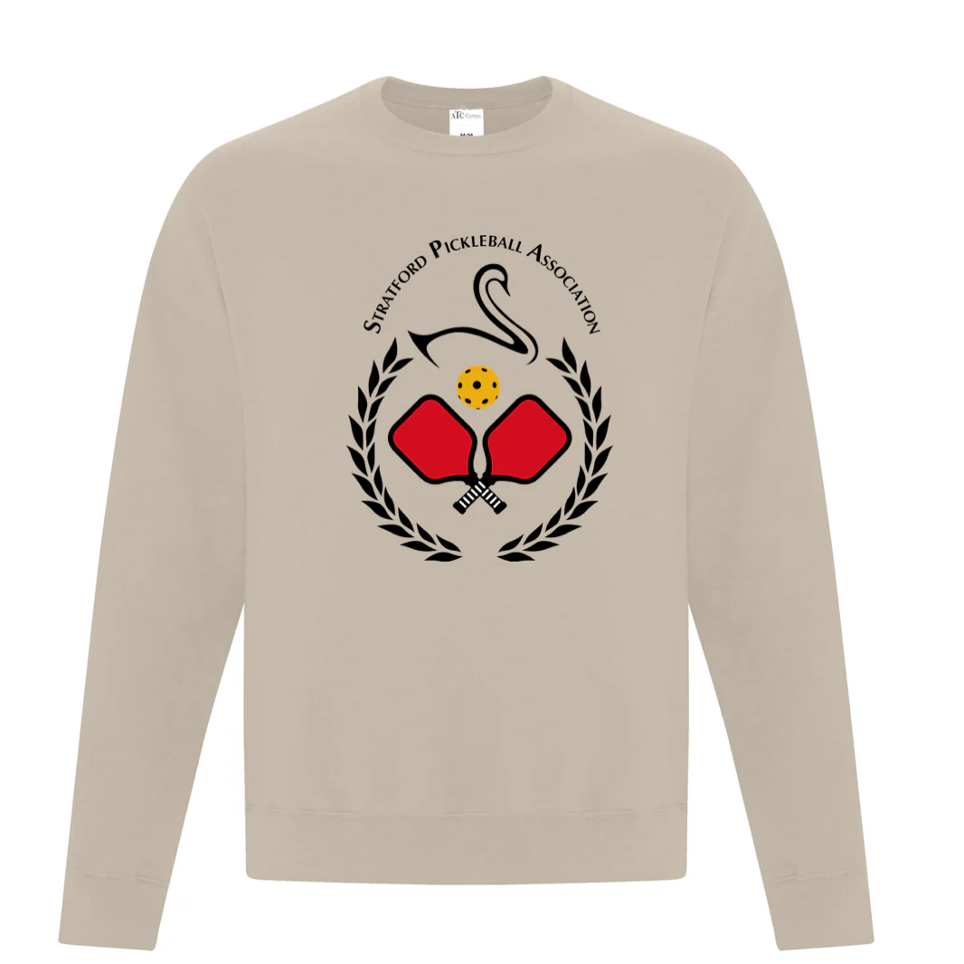 Stratford Pickleball Association - Crew Neck Sweater Full Chest Logo - 2400-Full Chest - Image 3