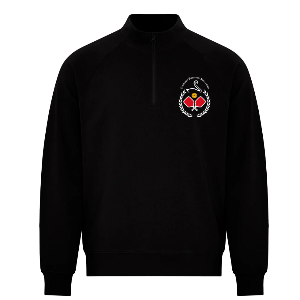 Stratford Pickleball Association LEFT Chest Logo - French Terry 1/4 Zip - 1/4 Zip - KOI2058 - Image 2