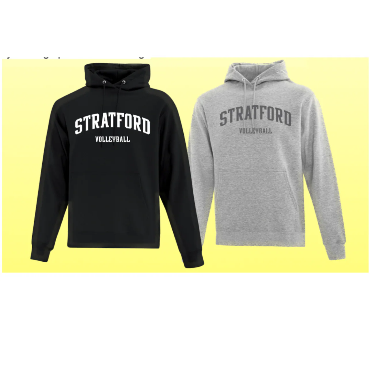Stratford Volleyball Club Players Hoodie - SVC-PLAYER-HOOD-SANMAR-ATC2500