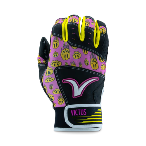 Victus M.O.G Batting Gloves Adult/Youth – Happy Daze - VBGMOG-BK/YL