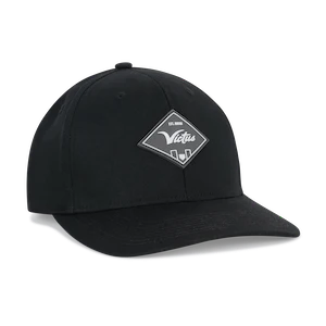 Victus Snapback Batters Box Solid Black Hat - VAHTSLDBBOX-BK