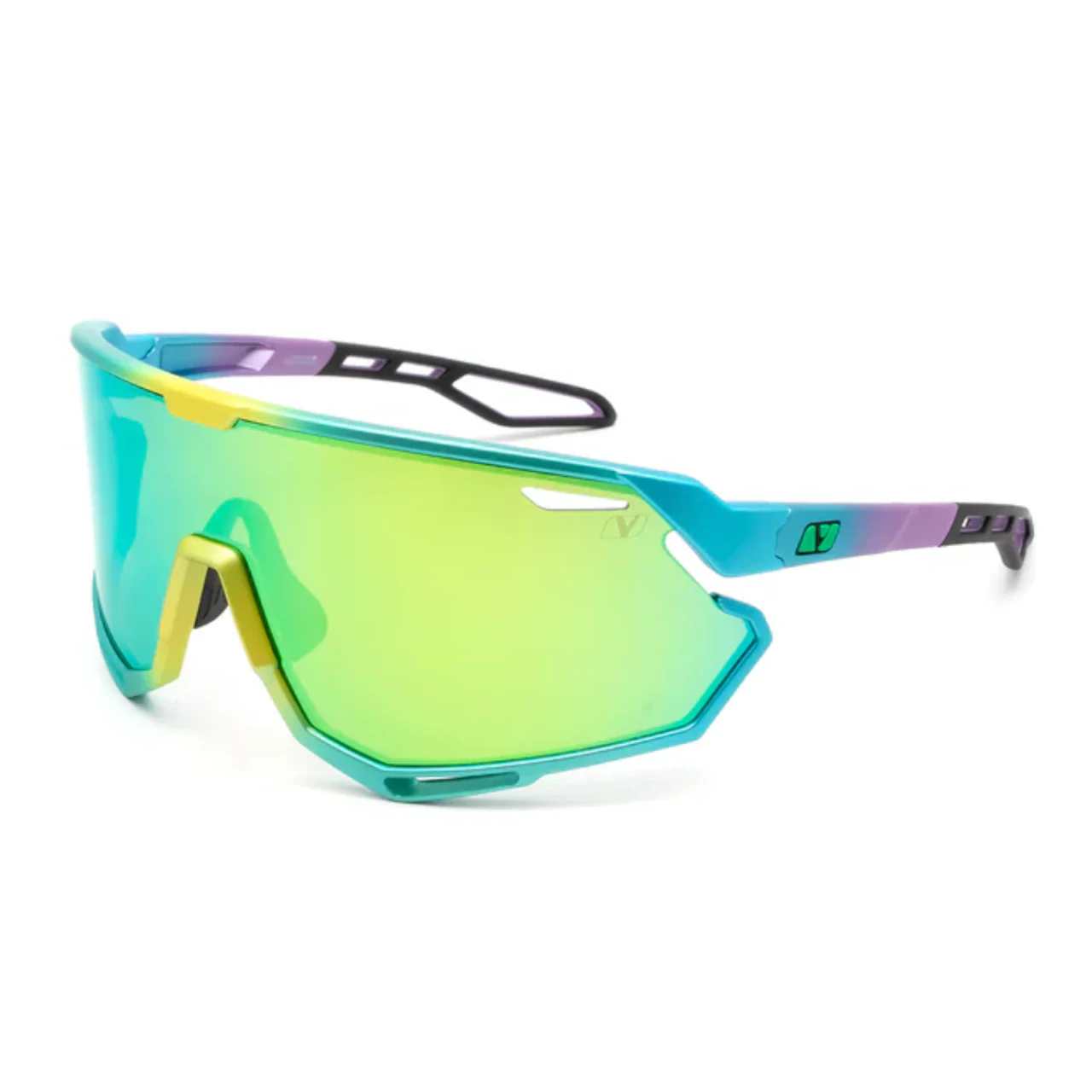 Vigor Bayonet Acid Green-Bronze Lumen+ Green Frame Sunglasses - Image 2