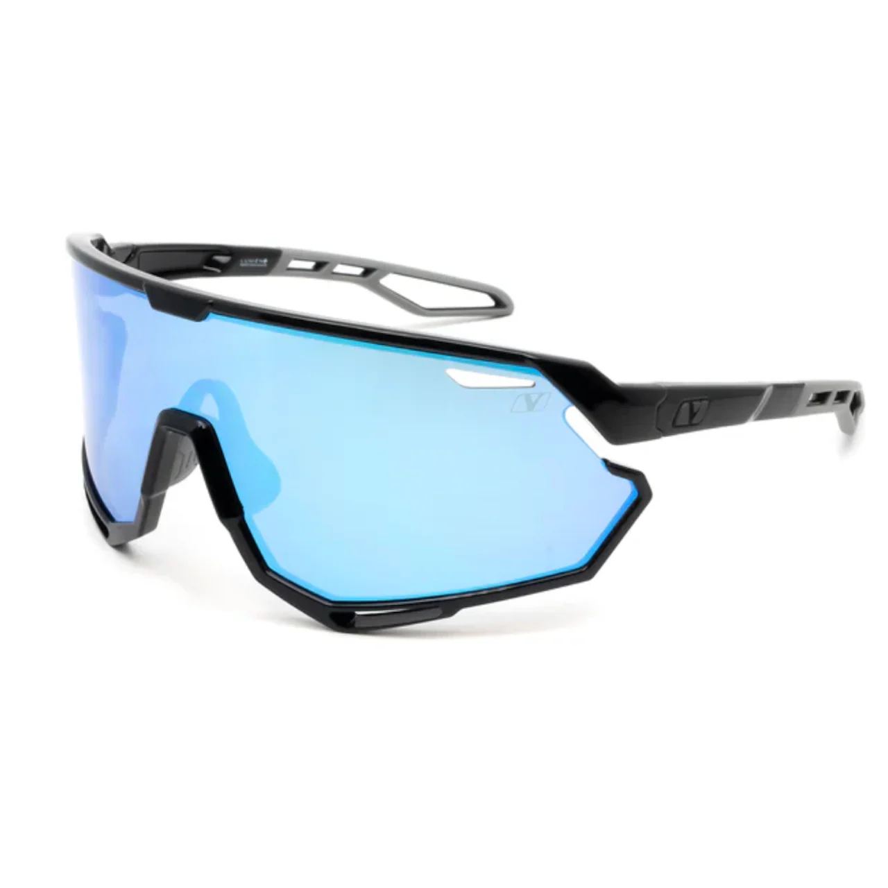Vigor Bayonet Sea Blue Lumen+ Black Frame Sunglasses - Image 2
