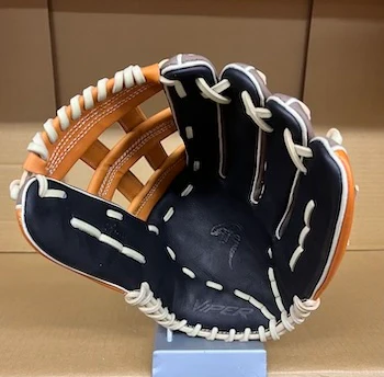 Viper Premium 14" Leather Slowpitch Softball Fielding Glove – VIPER14-GRY-TAN - Image 3