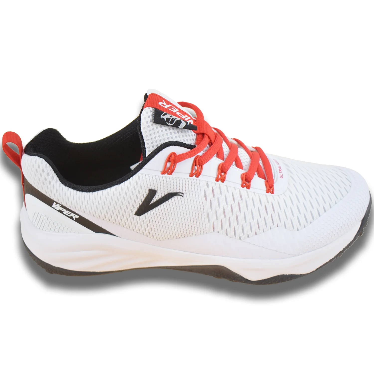 Viper Ultralight Turf Shoe (White/Red/Black) - Image 4