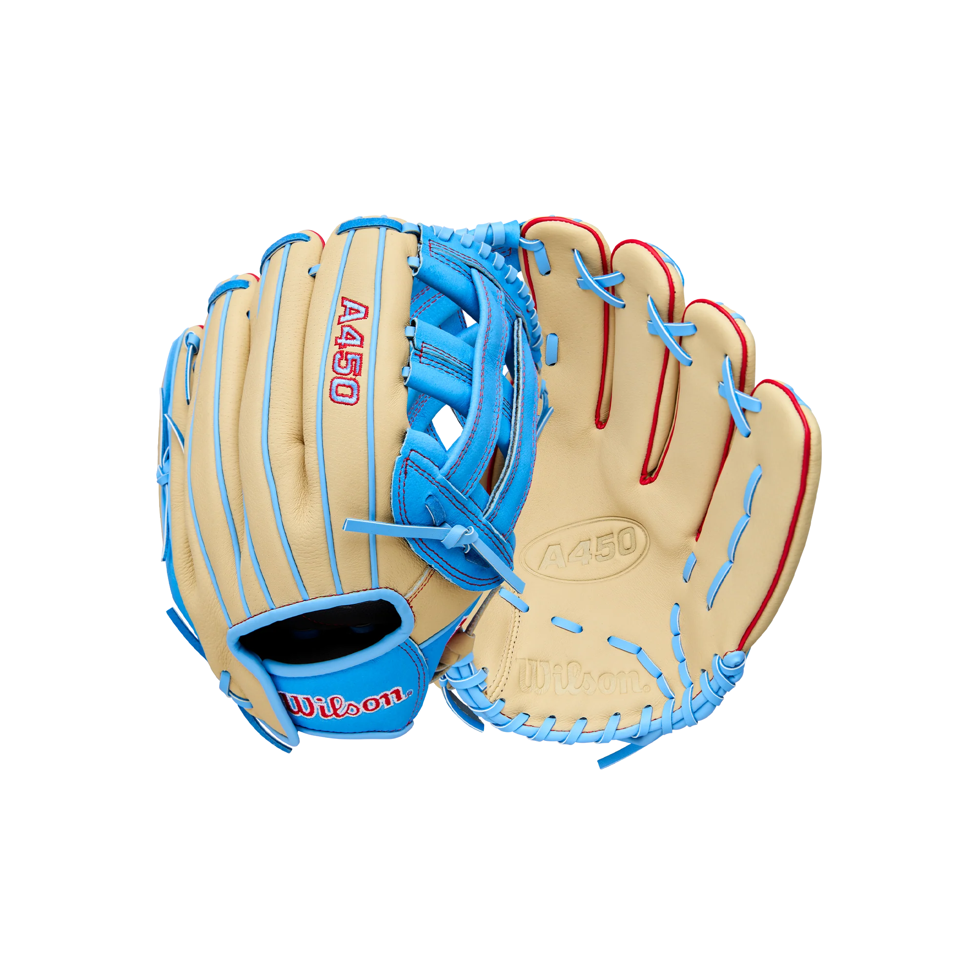 Wilson A450 Advisory Staff 12" Youth Baseball Fielding Glove - WBW10398212 / WBW10398312 - Image 4