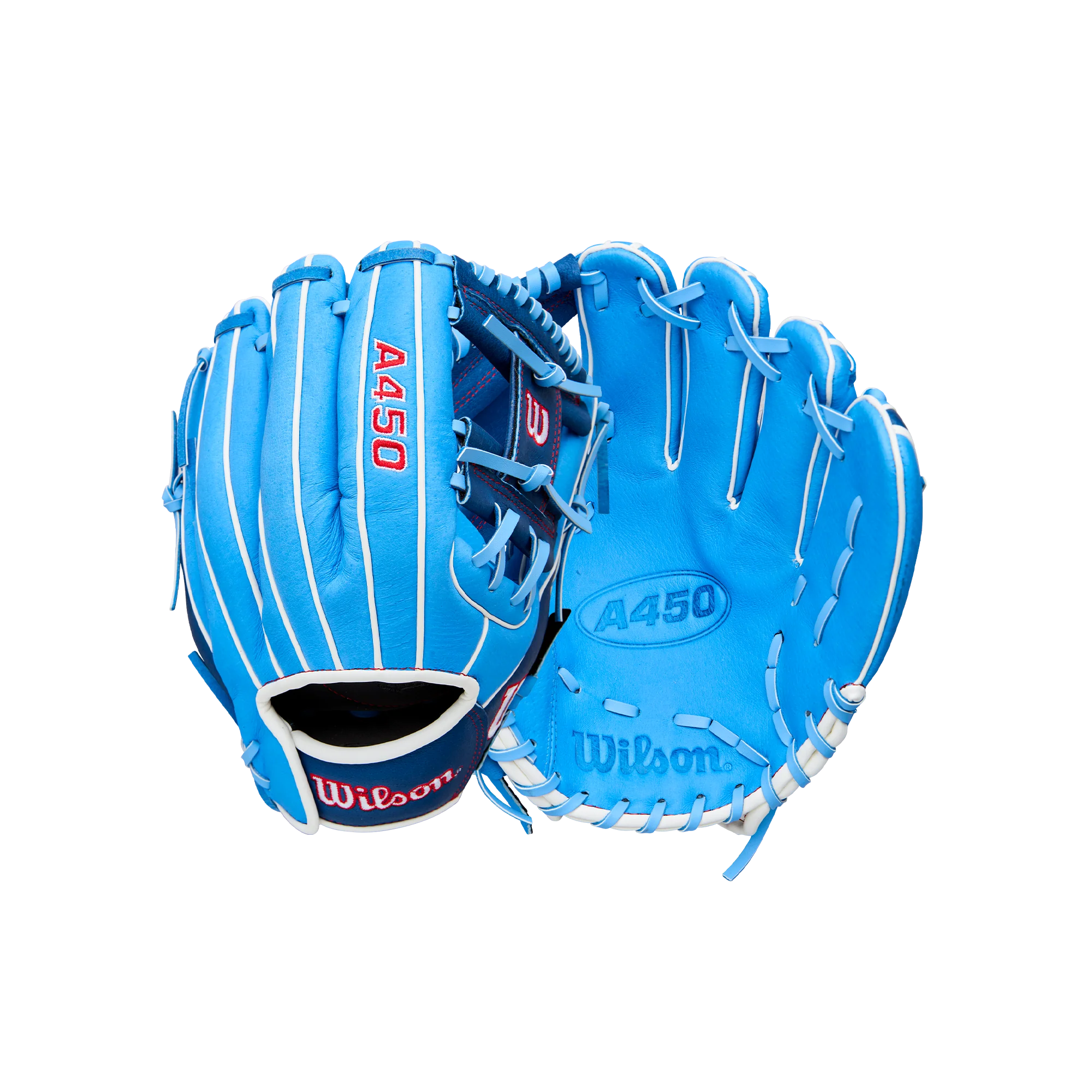 Wilson A450 Flash 11.5" Youth Baseball Fielding Glove - WBW103980115 / WBW103981115 - Image 4
