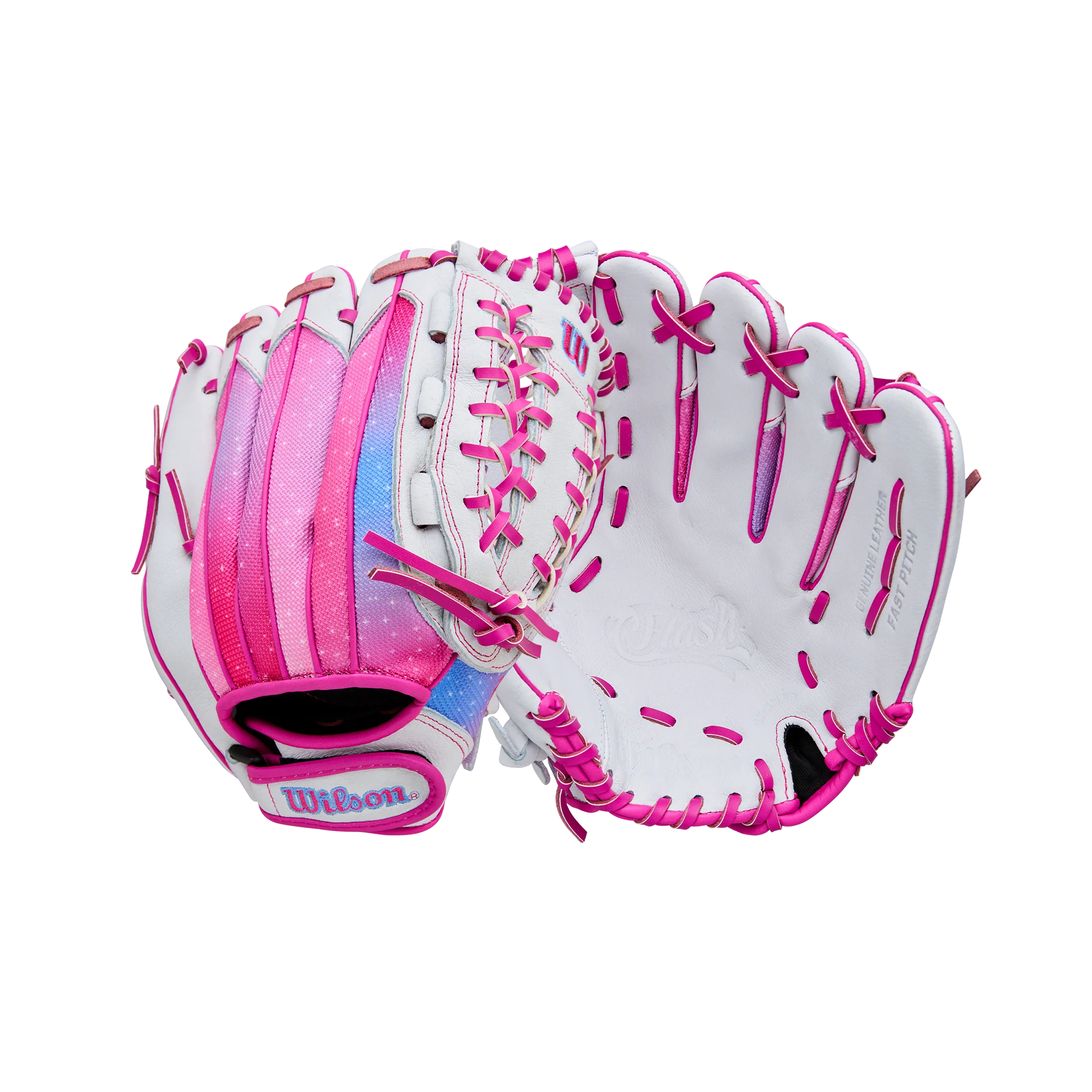 Wilson Flash 12" Youth Fastpitch Fielding Glove - WBW10398712 / WBW10398812 - Image 4