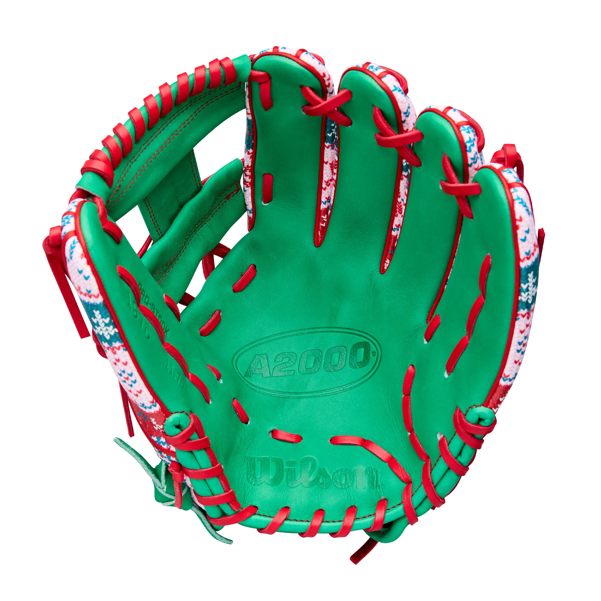 Wilson Glove of The Month (GOTM) December 2025 A2000 1975 "Christmas" 11.75" Baseball Glove - WBW1042211175 - Image 2