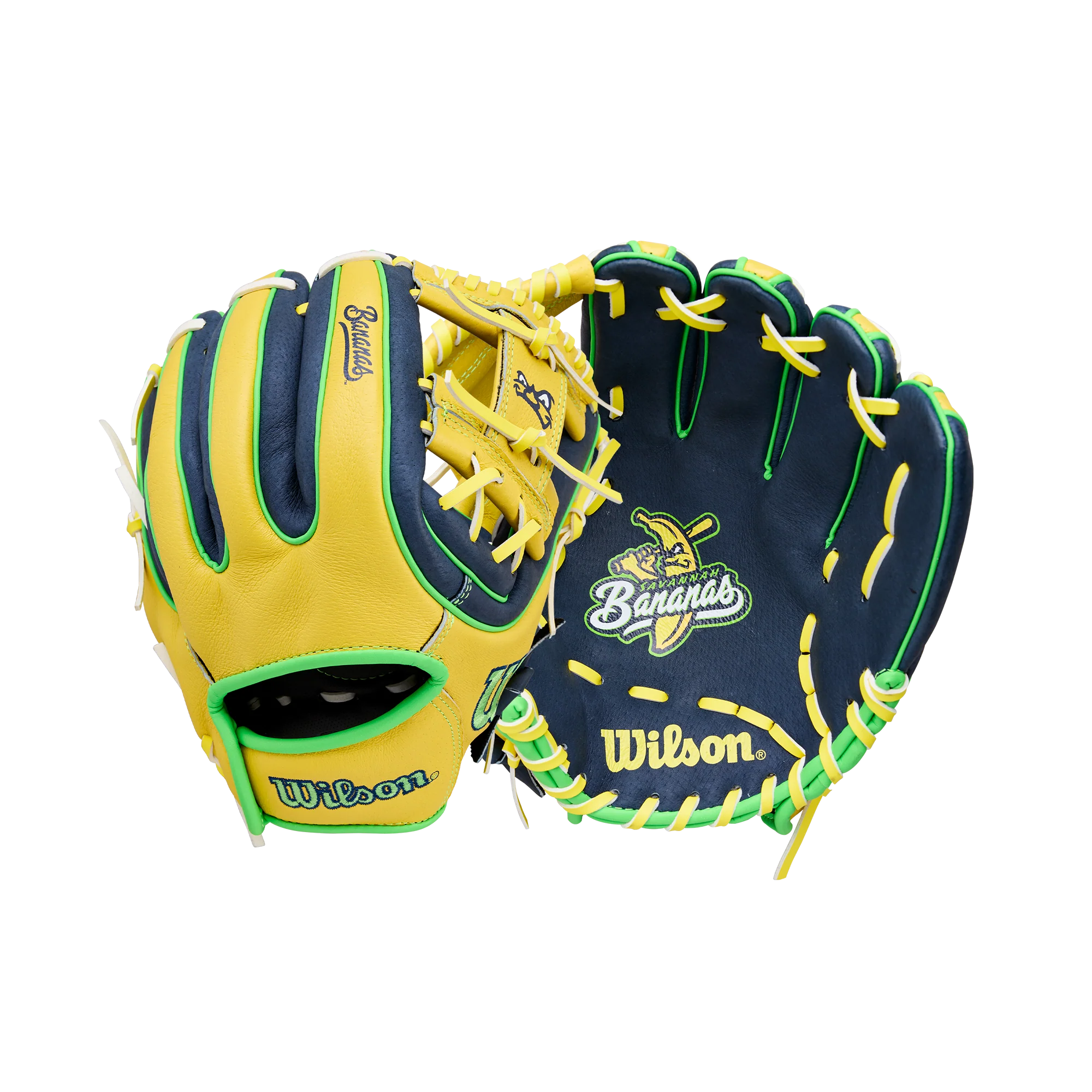 Wilson Savannah Banana's 11" Youth Baseball Fielding Glove - WBW10419211 / WBW10419311 - Image 4